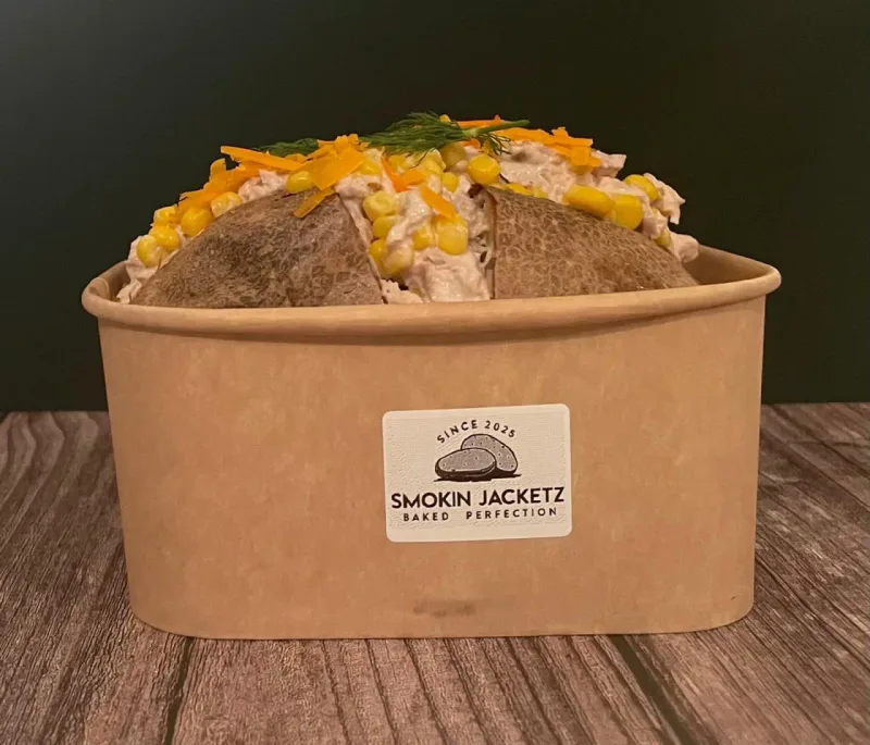 Tuna jacket potato from Smokin' Jacketz